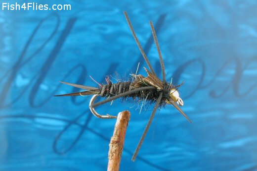 Fish4Flies Kaufmann's Mini Stone Black Beadhead